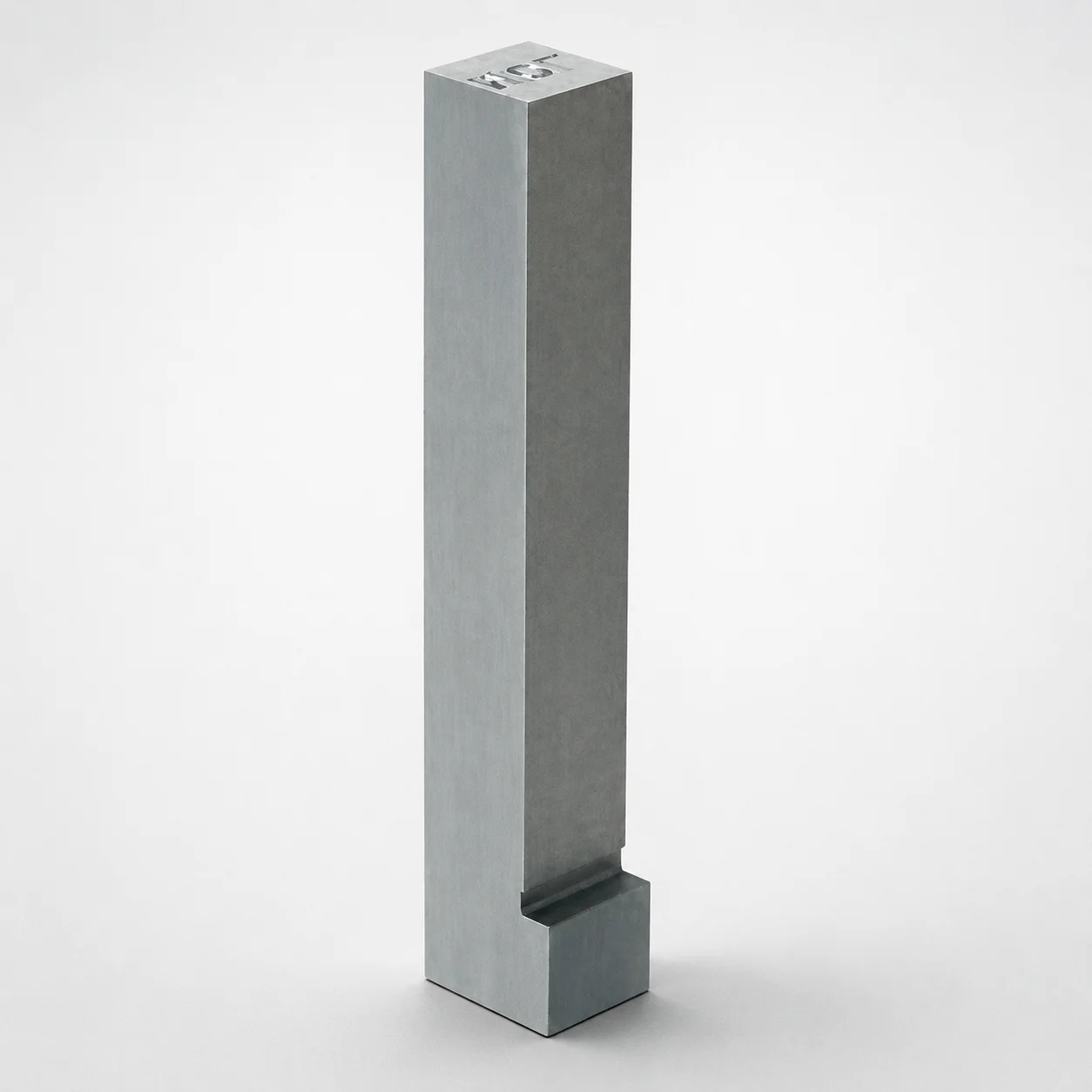 M2 Steel Block Core Pins No Tip with Flange Engraving
