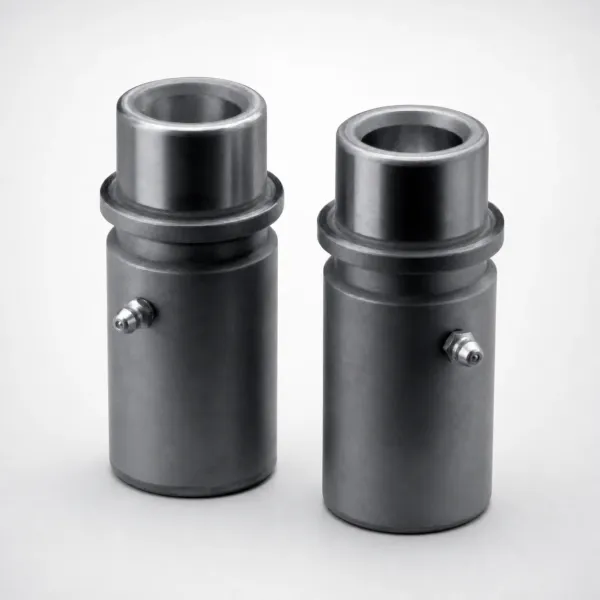 Bronze-Plated Steel Extra Long Shoulder Plain Guide Bushings - Demountable