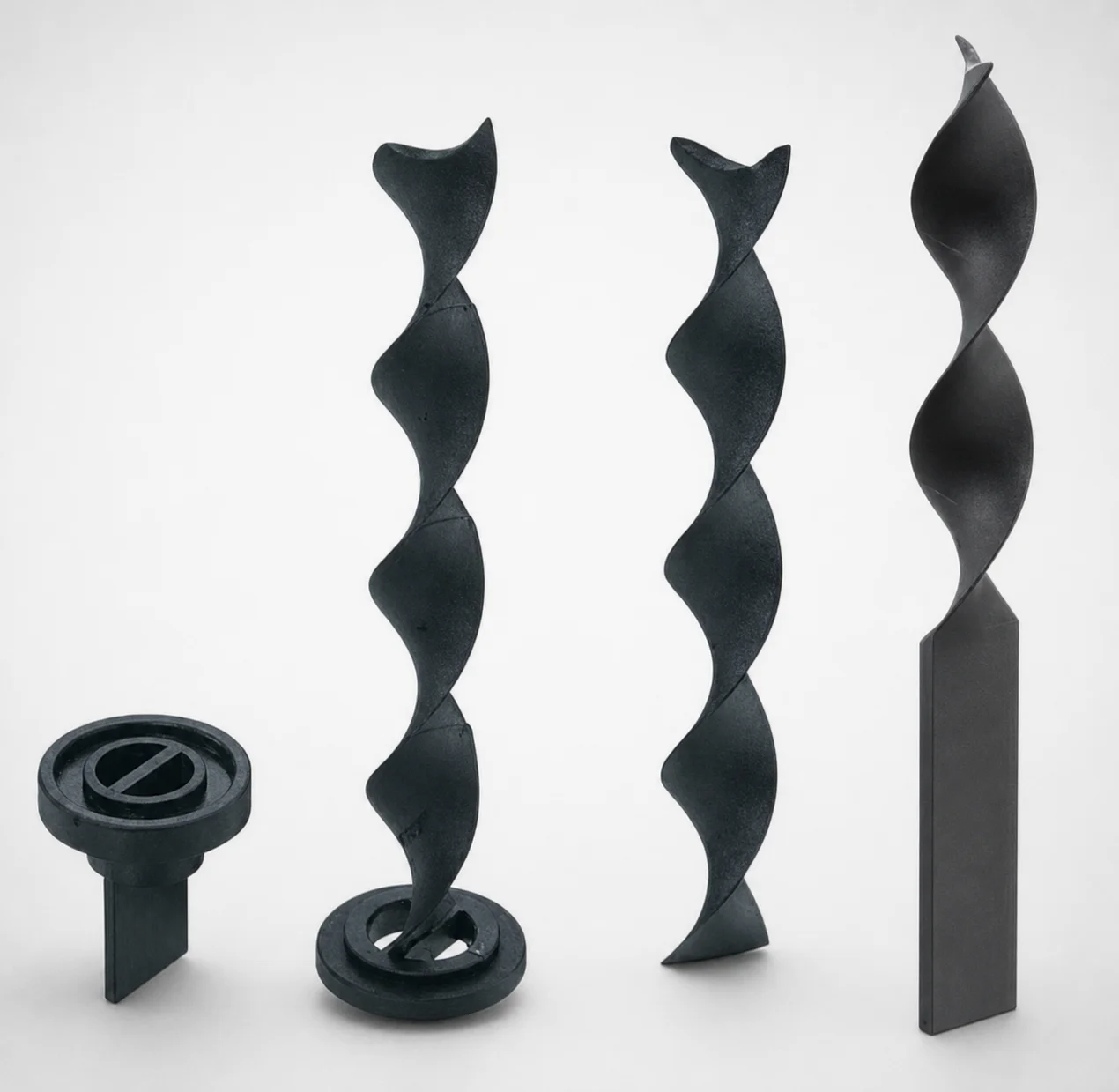 Spiral Baffle Boards (PA6 Nylon with 30% Glass Fiber)