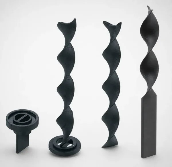 Spiral Baffle Boards (PA6 Nylon with 30% Glass Fiber)