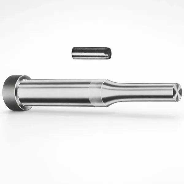 Center Dowel Regular Punches - Metric, XNT DayTiN® Coating