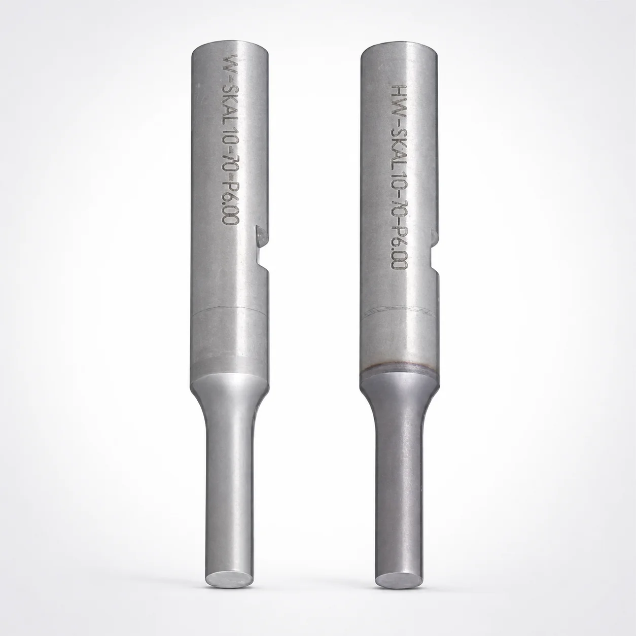 Punches with Key Grooves Single-Stepped Shank