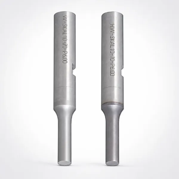 Punches with Key Grooves Single-Stepped Shank