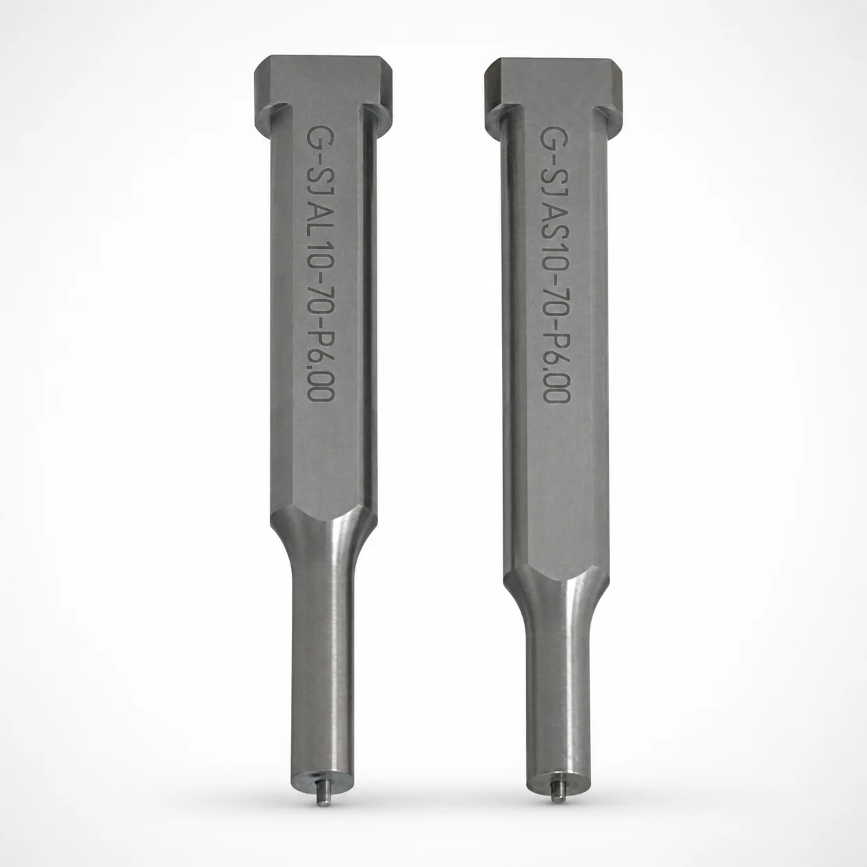 JIS Standard Hardened Steel Key Flat Shank Ejector Punches (TiCN Coating)
