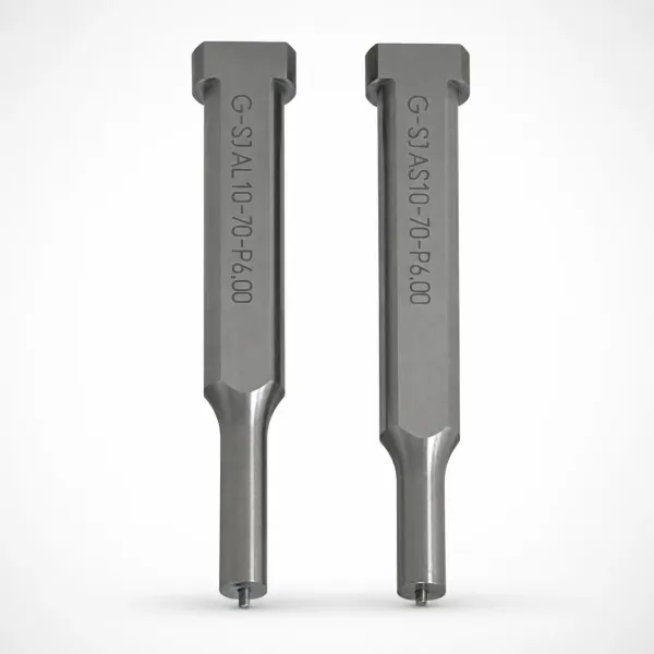 JIS Standard Hardened Steel Key Flat Shank Ejector Punches (TiCN Coating)
