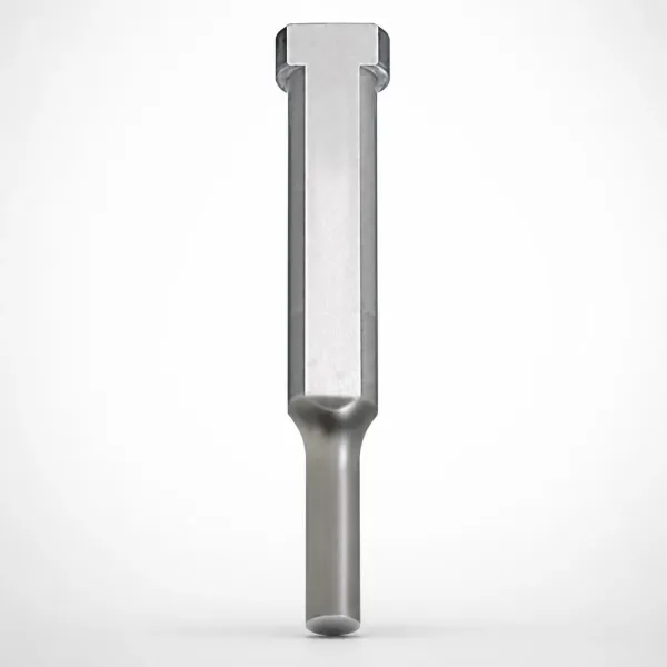 Hardened Steel Key Flat Shank Shoulder Punches - RW Coating