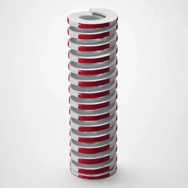 Inch Medium Heavy Duty Die Spring 35% Deflection Chrome Silicon