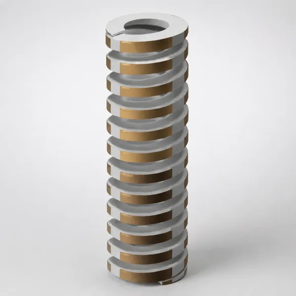 Inch Heavy Duty Die Spring 28% Deflection Chrome Silicon
