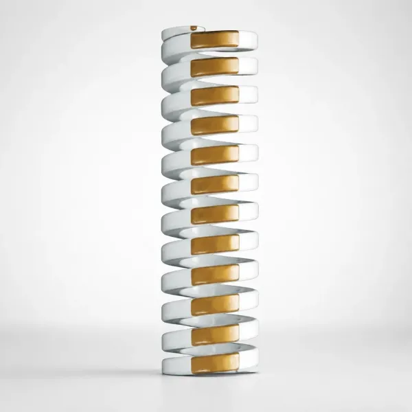 Heavy Duty Die Spring 28% Deflection Chrome Silicon