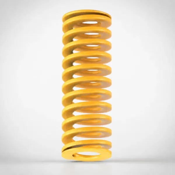 JIS Standard Chrome Silicon Extra Light Duty Die Spring - 50% Deflection