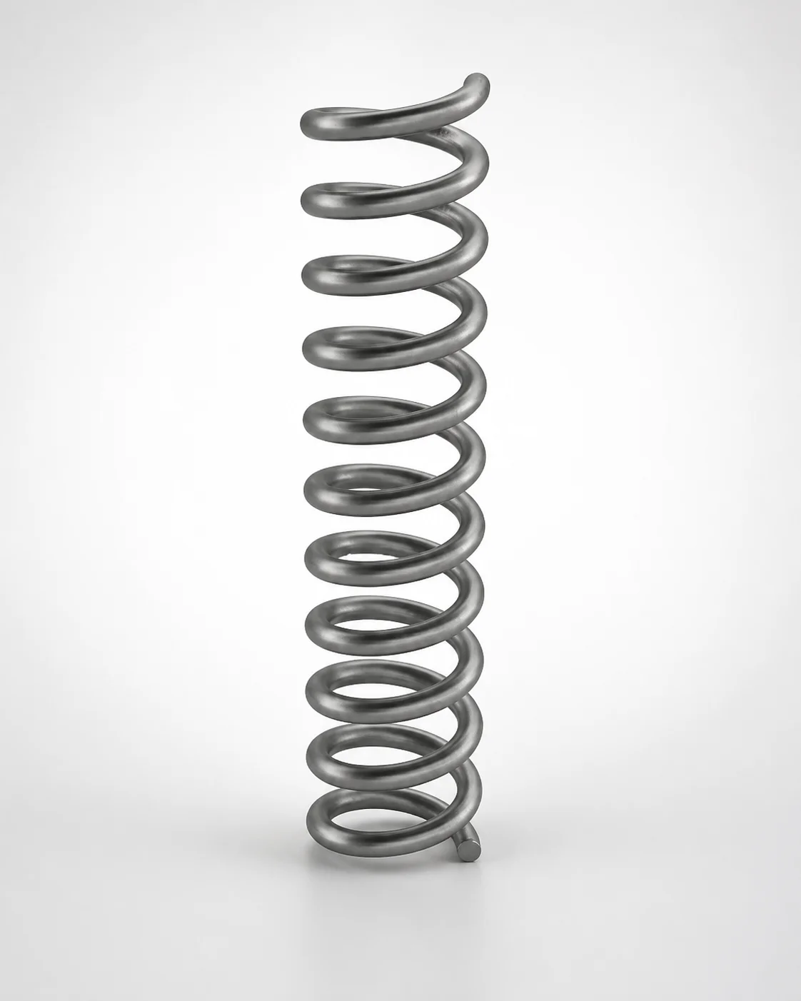 Round Wire Springs - Plain Ends, 10 in Length Carbon Steel