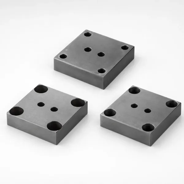 ISO Standard Steel Gas Spring Mounting Plate - Bottom Mount