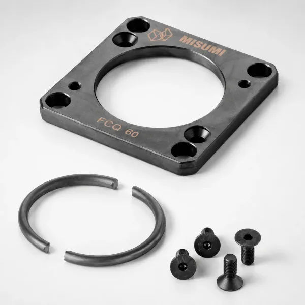 Upper Groove Mount Square Gas Spring Plate