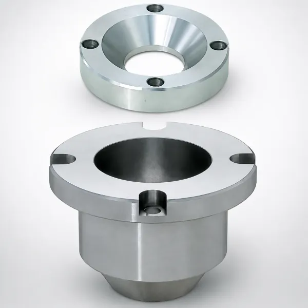Sprue Bushings with Locate Ring for Extended Nozzle | Tapered Tip | Fast Delivery