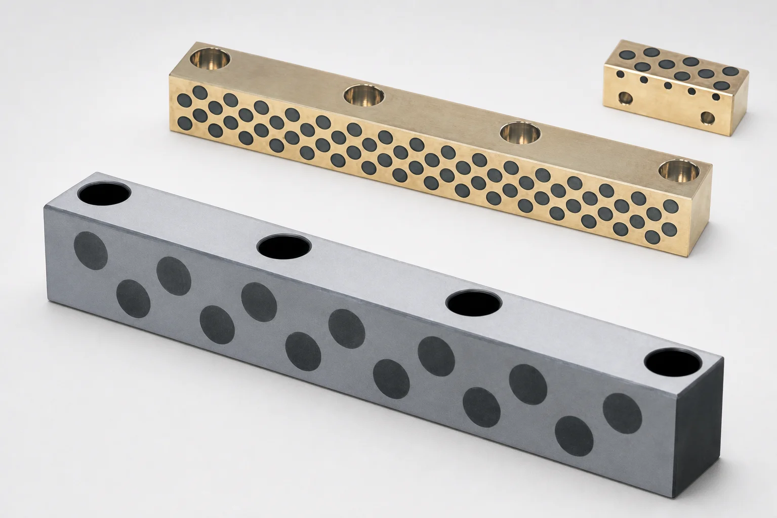 Tool Steel SKS3 Oil-Free Plain Guide Rails (No Groove)