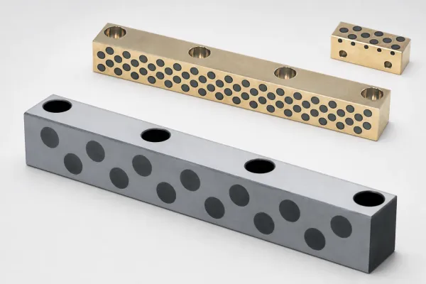 Tool Steel SKS3 Oil-Free Plain Guide Rails (No Groove)