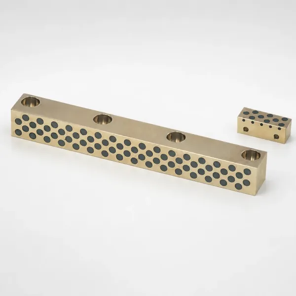 Oil-Free Plain Guide Rails (Copper Alloy) Heel No Groove