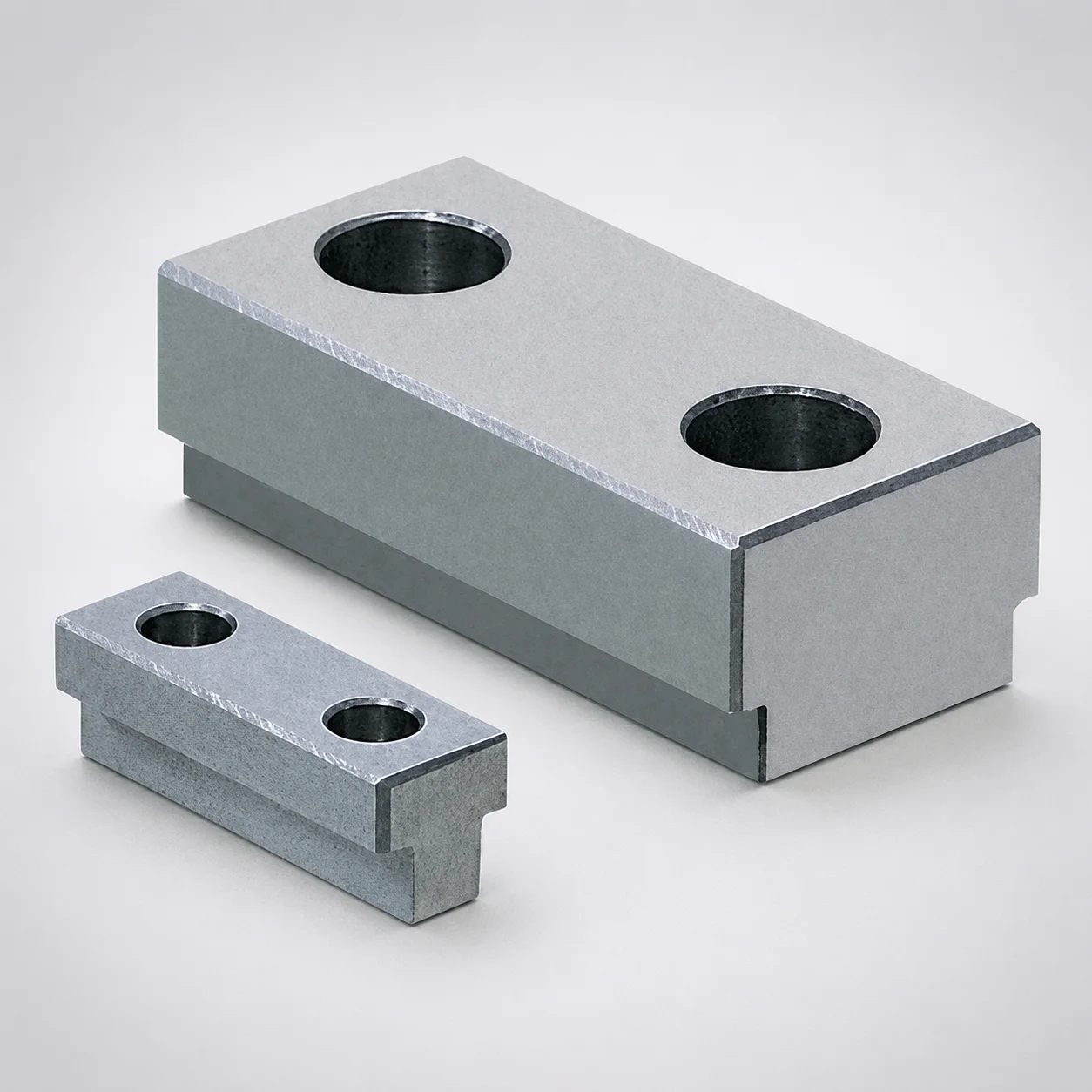 Double Heel Guide Rails - No Groove