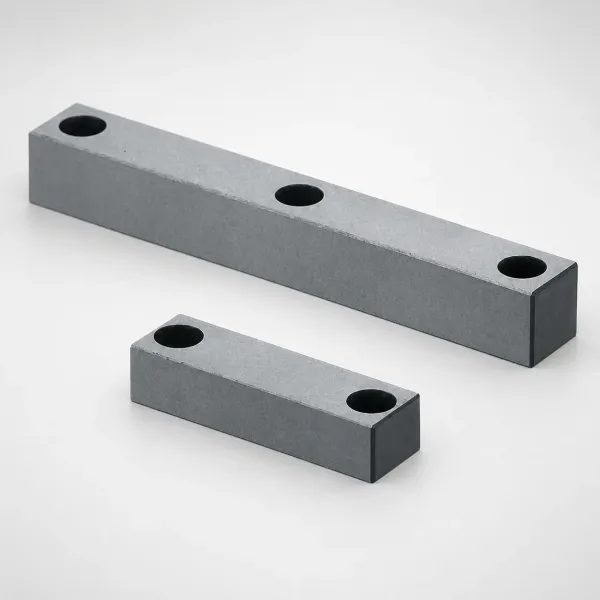 JIS Standard Steel Center Rails - Heel No Groove