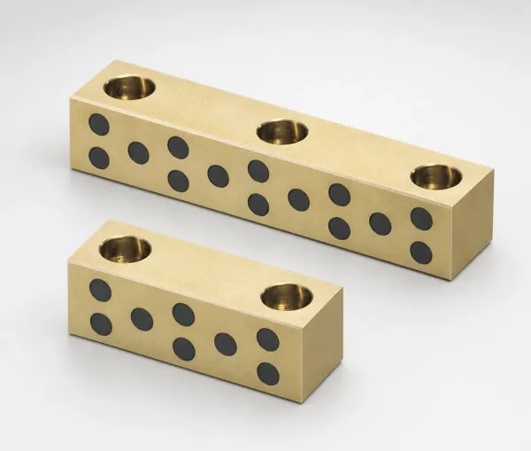 Copper Alloy Oil-Free Center Rails with No Groove Heel
