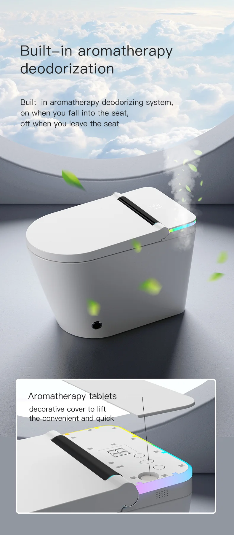 6293 built-in aromatherapy deodorization illustration