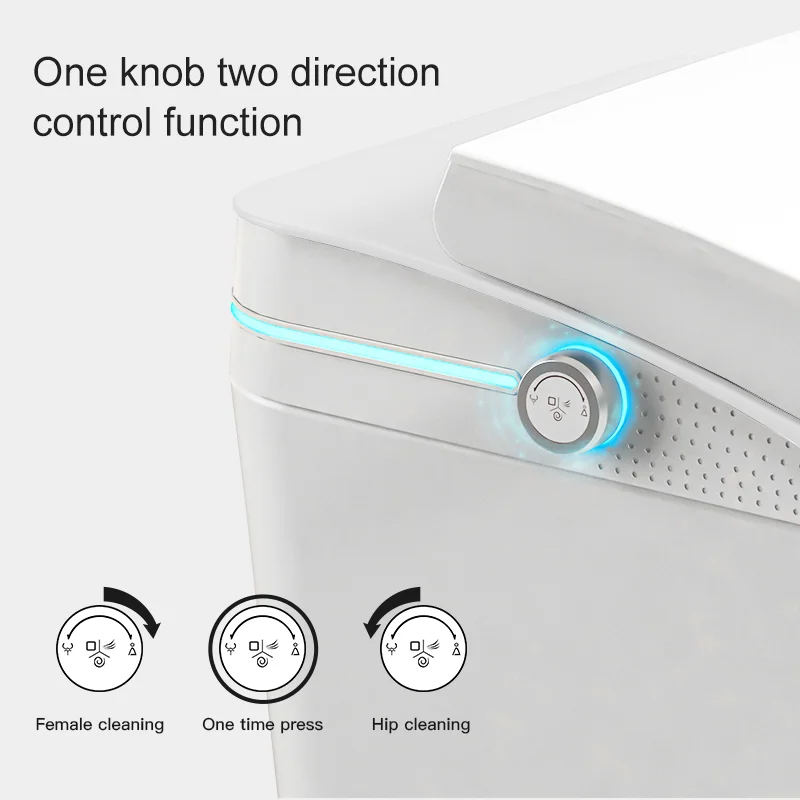 K1 side control knob showing hip and female washing selection