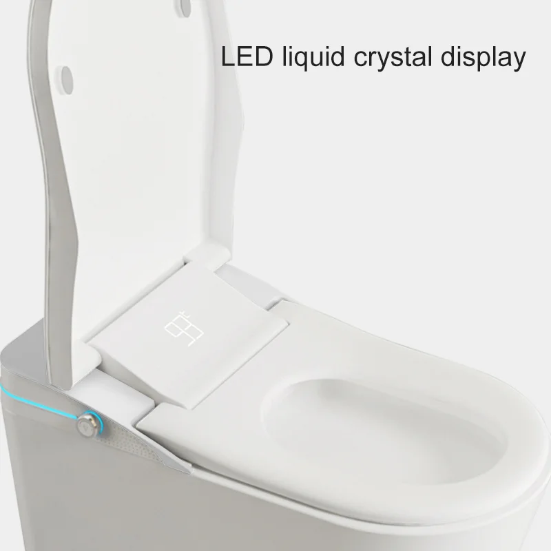 K1 smart toilet with an LED temperature display