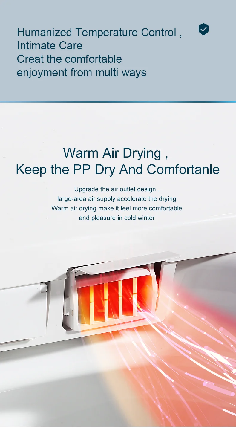 T1 warm-air drying outlet detail