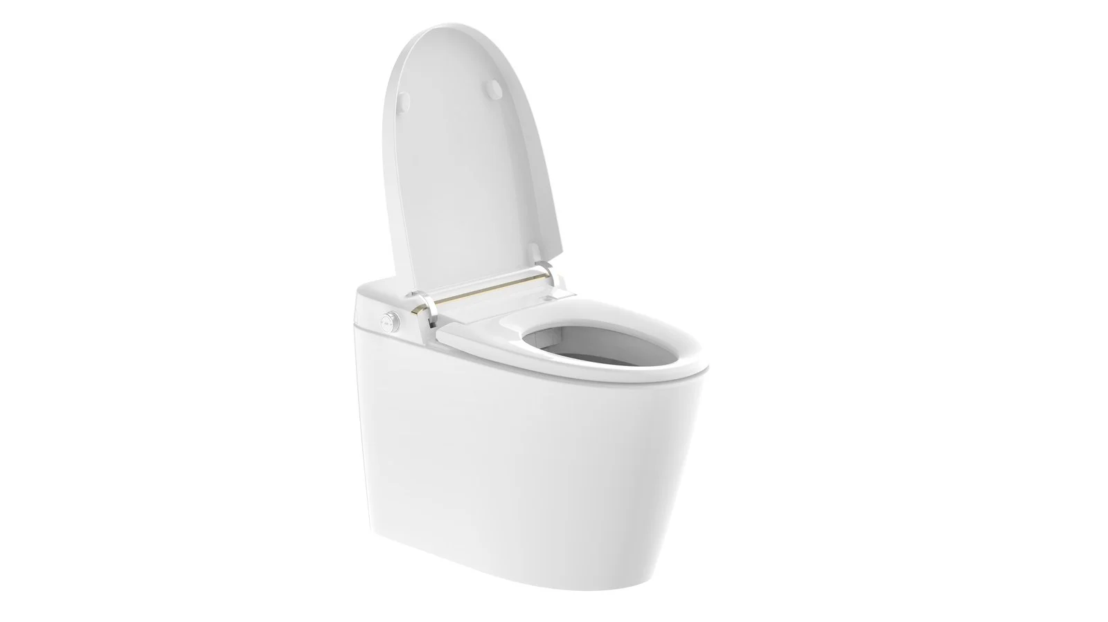Integrated Lavilys smart toilet in a clean modern bathroom