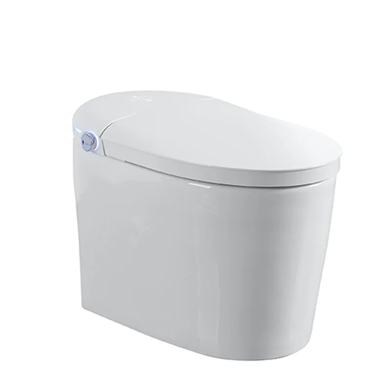 S31G integrated smart toilet in white, three-quarter studio product view