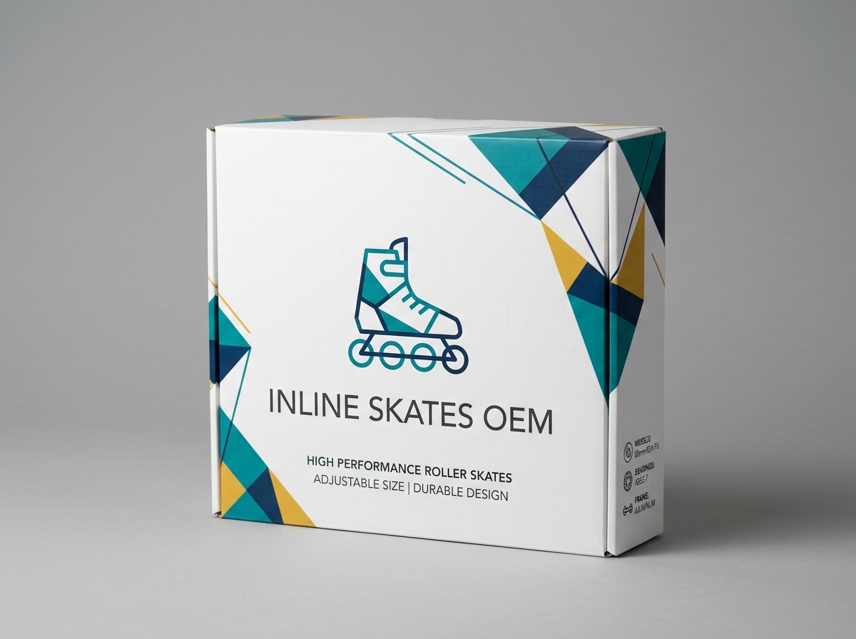 Clean Custom Branded Skate Retail Box Packaging