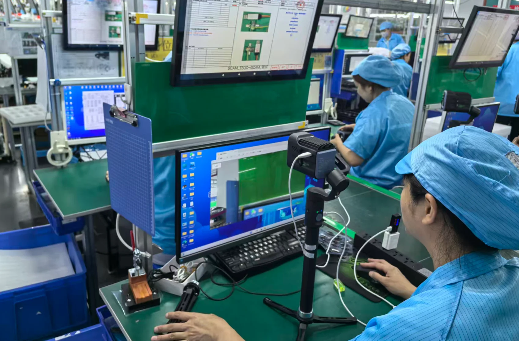 Quality control and testing station