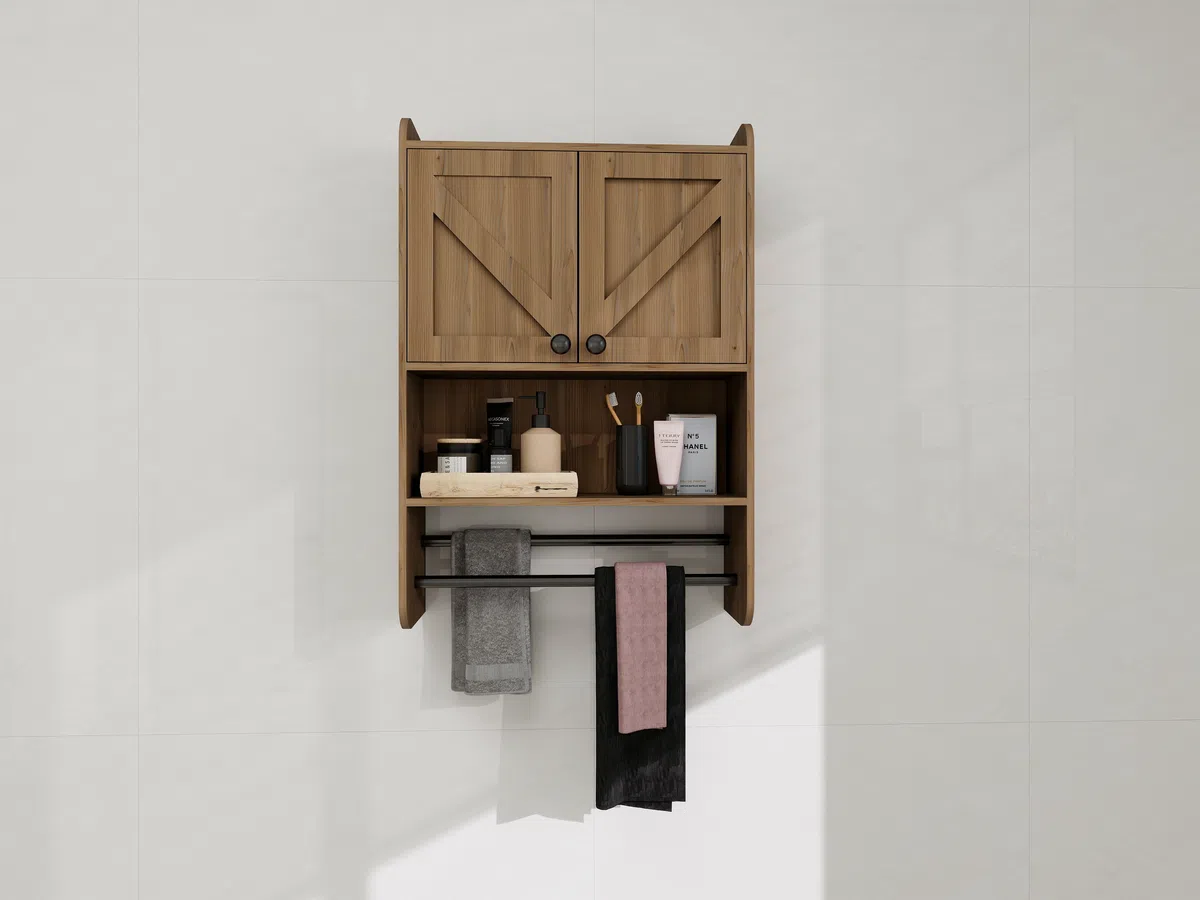 Modern Bathroom Vanity Storage Cabinet H1002 - Dimensions Diagram
