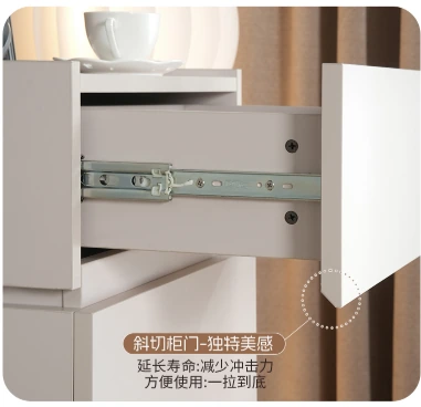 Modular Two-Drawer Bedside Table Nightstand C3000 detail 3