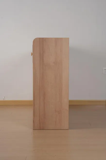 Solid Wood Veneer Sideboard Buffet Cabinet E5000 - Angle View