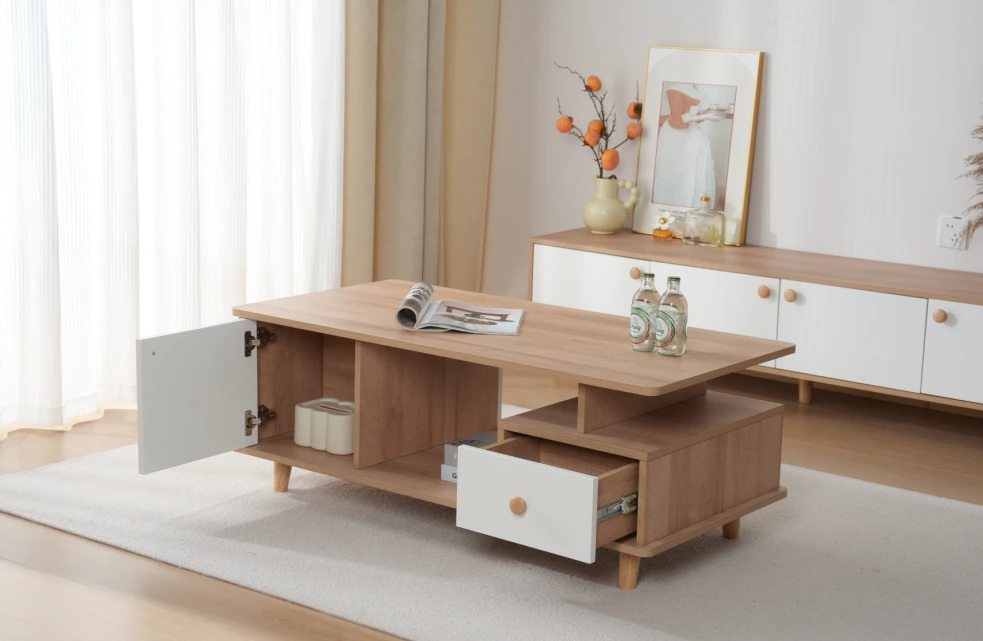 Modern Double-Sided Storage Coffee Table G7000 detail 1
