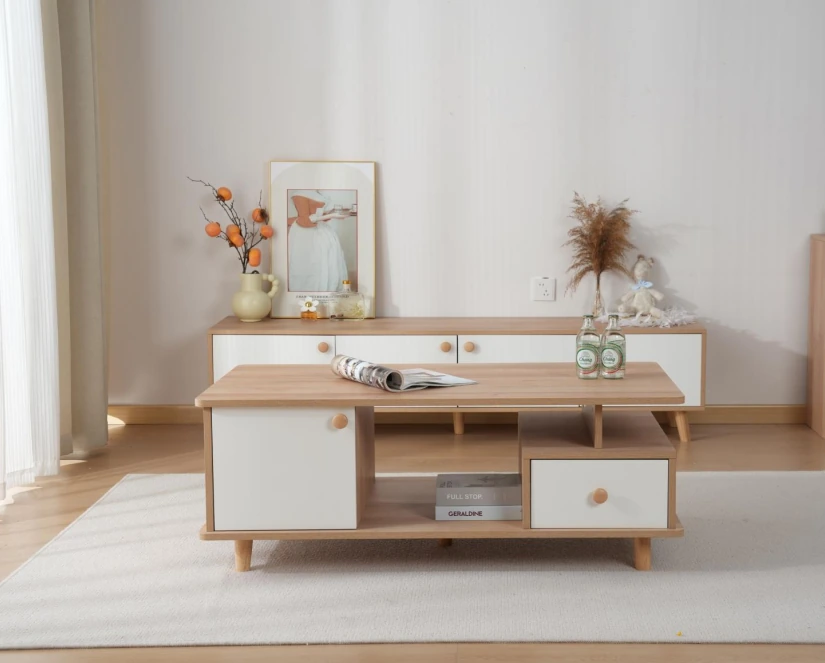 Modern Double-Sided Storage Coffee Table G7000 detail 10