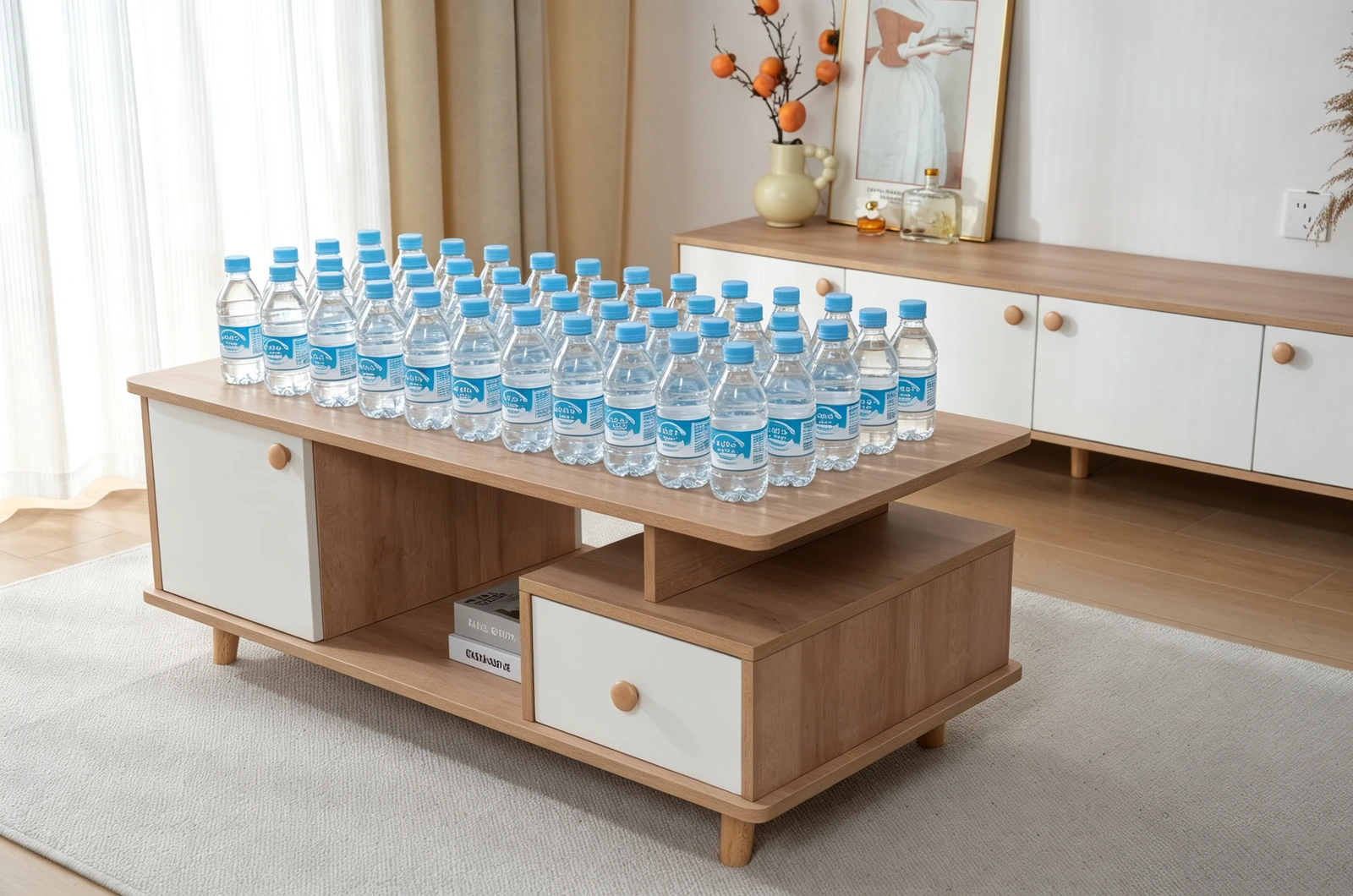Modern Double-Sided Storage Coffee Table G7000 detail 12
