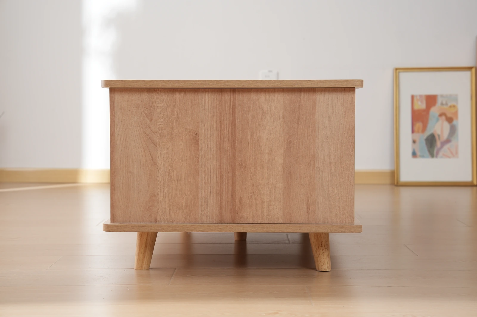 Modern Double-Sided Storage Coffee Table G7000 - Open Drawers