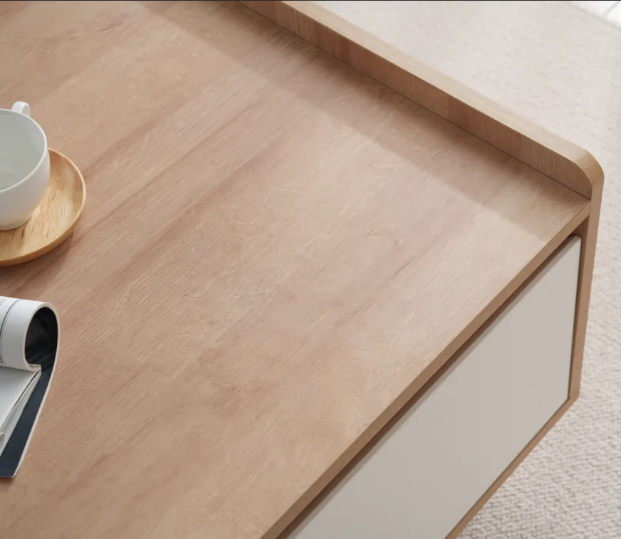 Nordic Style Wooden Coffee Table G7002 - Splayed Legs Detail