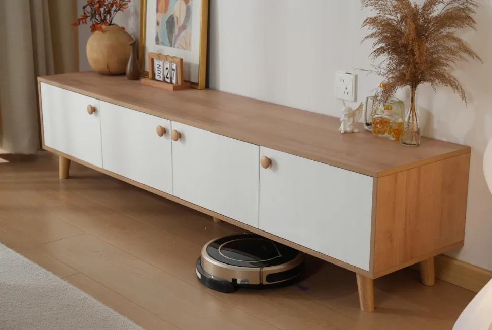 Floor Standing Modern TV Stand F6000 - Front View