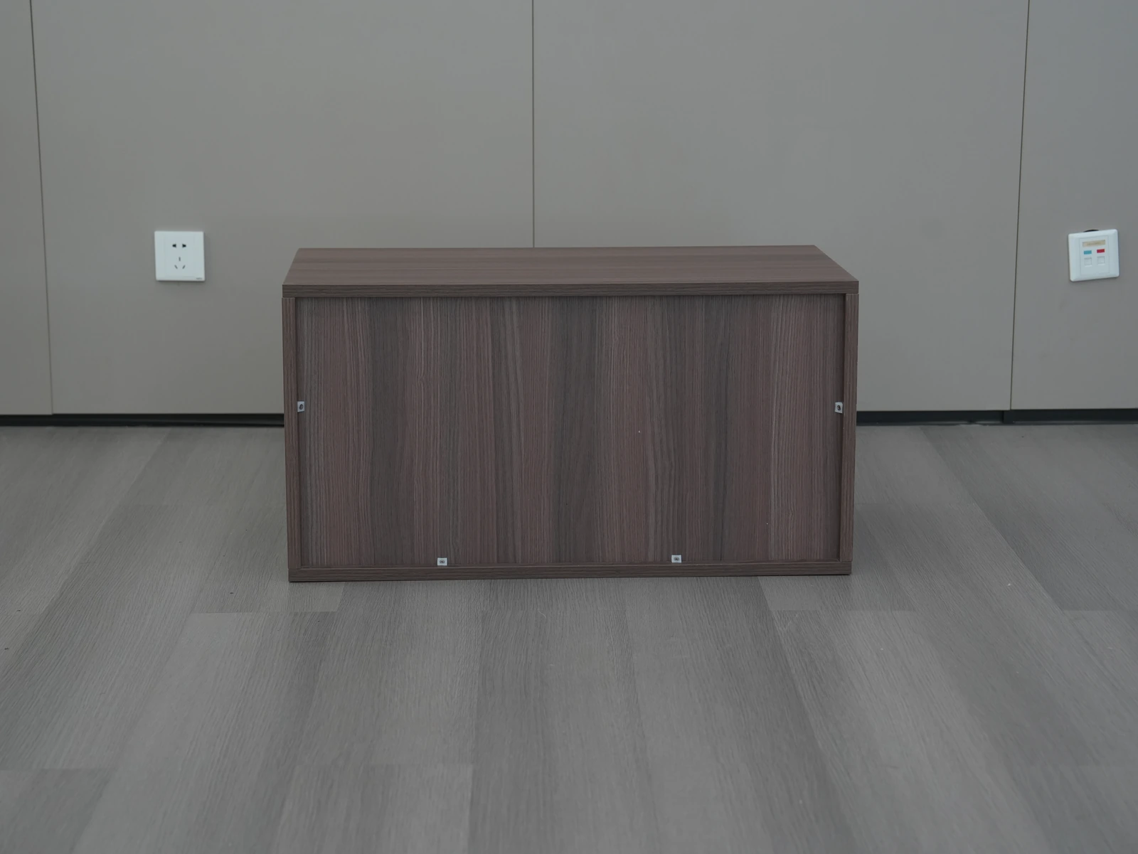 Modern Minimalist Dark Walnut TV Stand F6001 detail 7