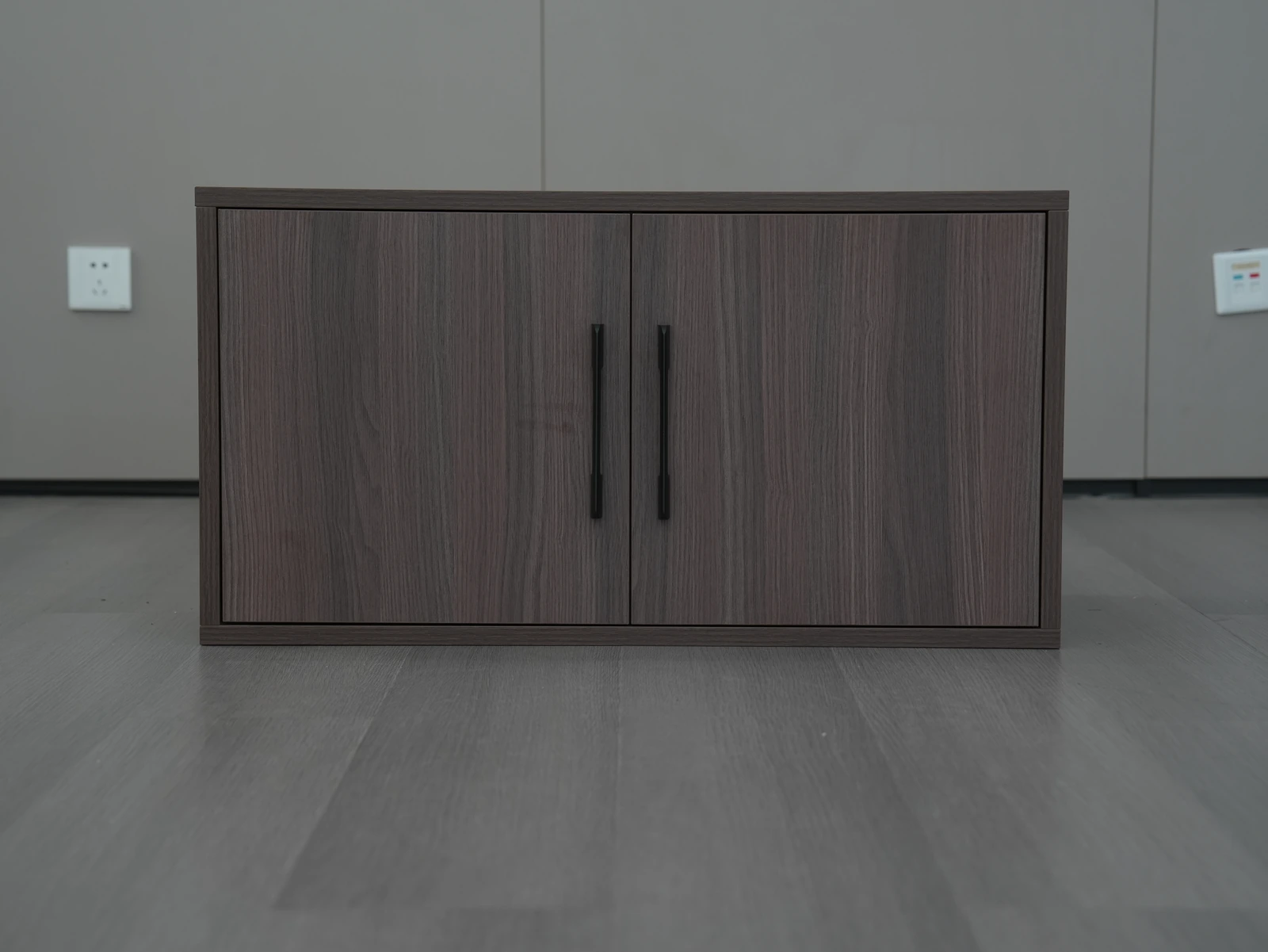 Dark Walnut Double Door TV Stand F6002 detail 1