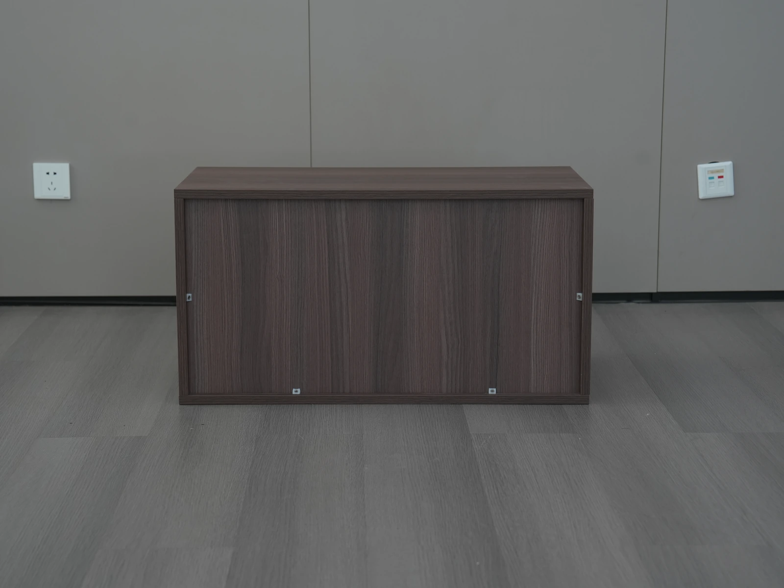 Dark Walnut Double Door TV Stand F6002 detail 5