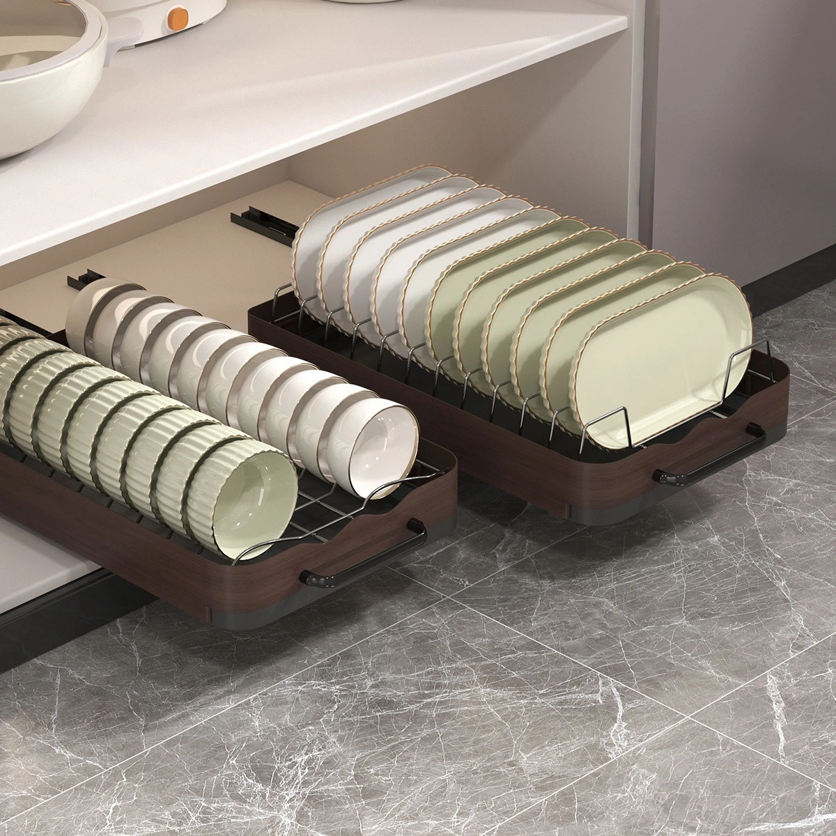Cabinet Drainer Storage Rack