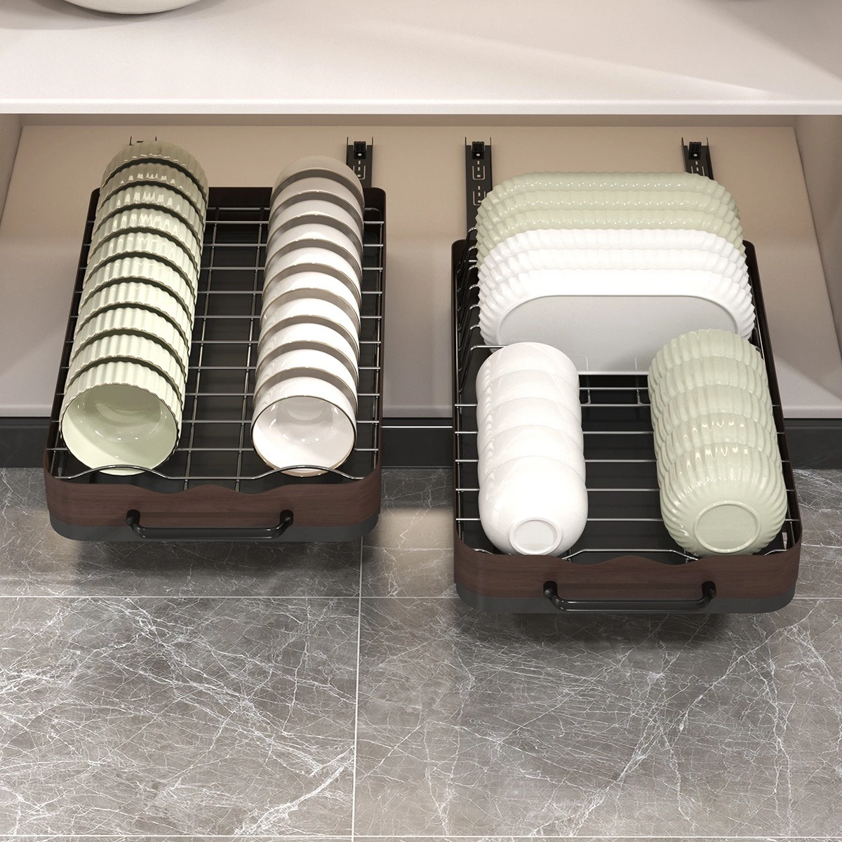 Cabinet Drainer Storage Rack - View 2