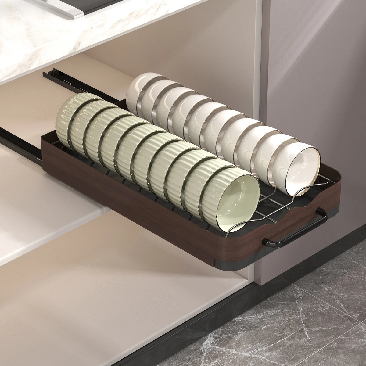 Cabinet Drainer Storage Rack - View 3
