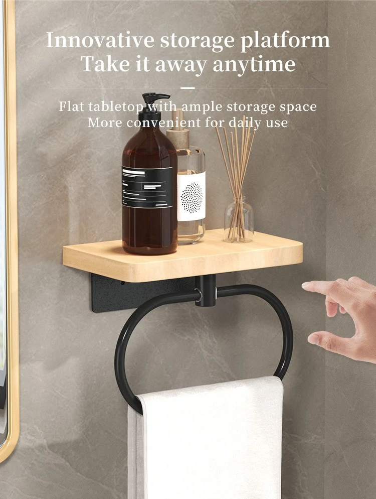 Wall-Mounted Bathroom Toiletries & Shampoo Shelf detail 5