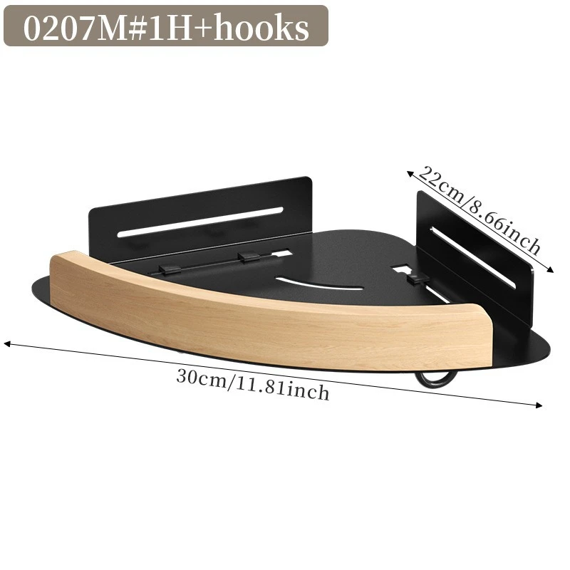 Wall-Mounted Bathroom Toiletries & Shampoo Shelf - View 8