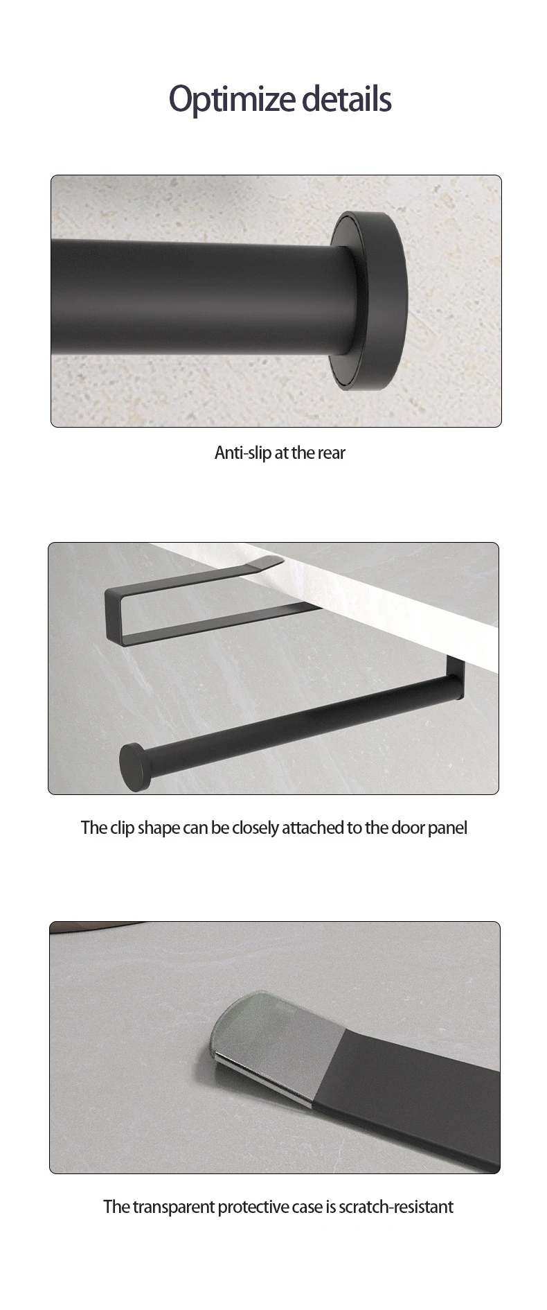 Under-Cabinet Kitchen Paper Towel & Wrap Holder detail 8